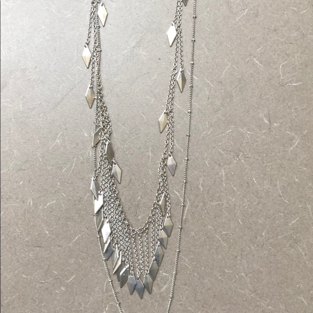 Long layered necklace